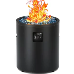 50,000 BTU Propane Fire Pit Outside