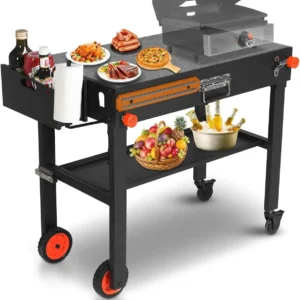 Portable Folding Grill Cart