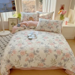 Cotton Floral Duvet Cover